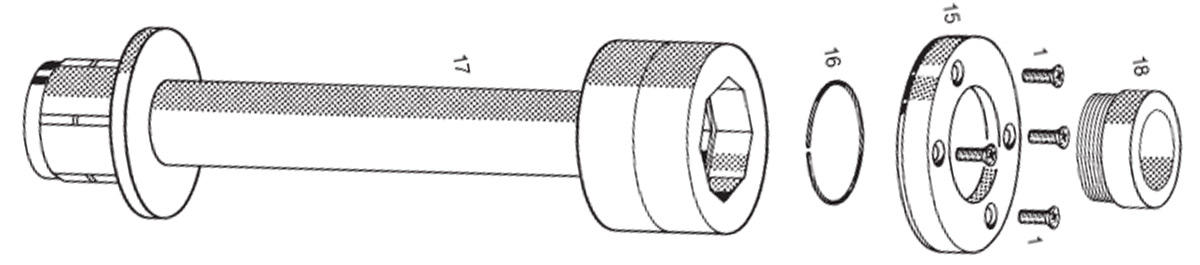 thanh nối dài tạo ren vị trí khó