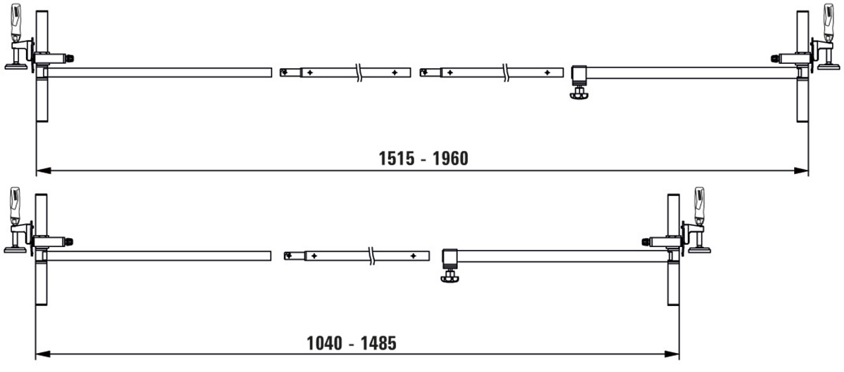 thanh nối dài kẹp bessey