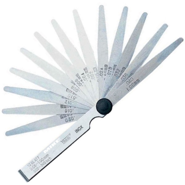 Thước căn lá inox Vogel Germany 41310, dài 100mm, chuẩn T2