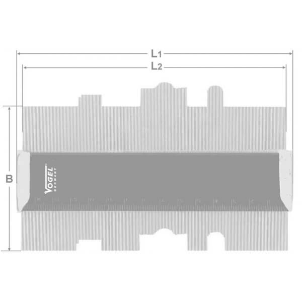 thước copy biên dạng phôi