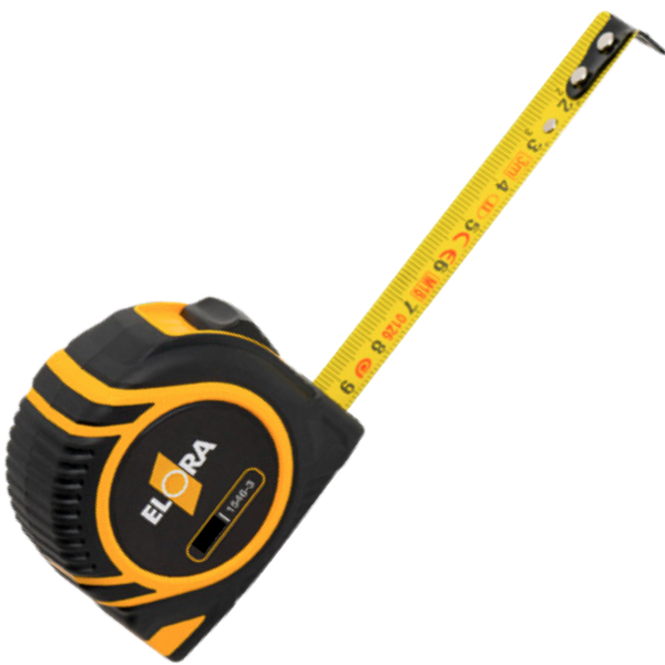 Thước cuộn ELORA 1546-8, sợi thép 8m, phủ nylon, vỏ nhựa