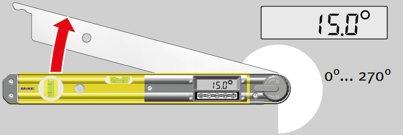 thước đo góc hay còn gọi là thước thủy