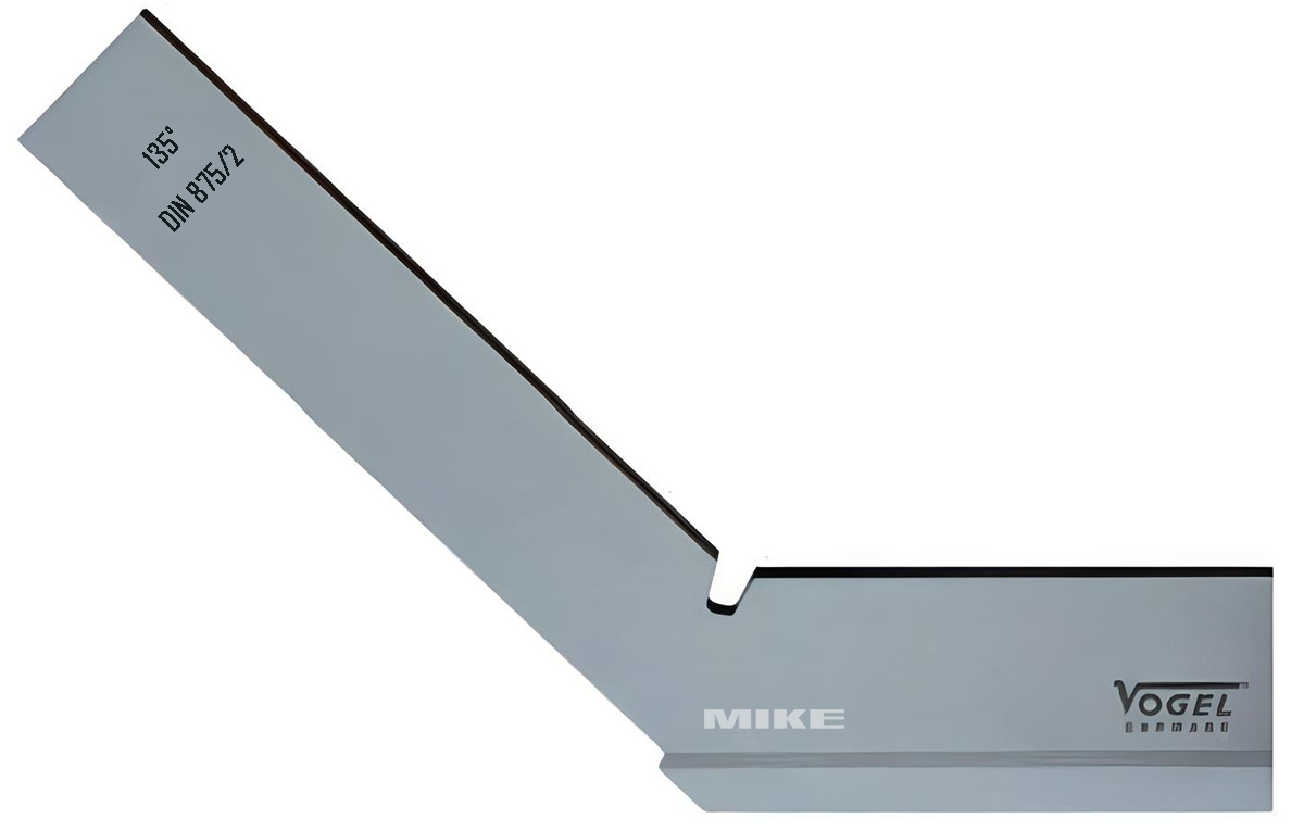 Thước eke kỹ thuật 135 độ bằng thép carbon, Germany