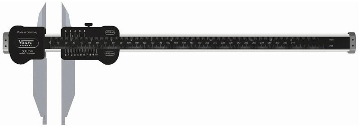 Thước kẹp bằng nhôm, ngàm inox VOGEL Germany 20083