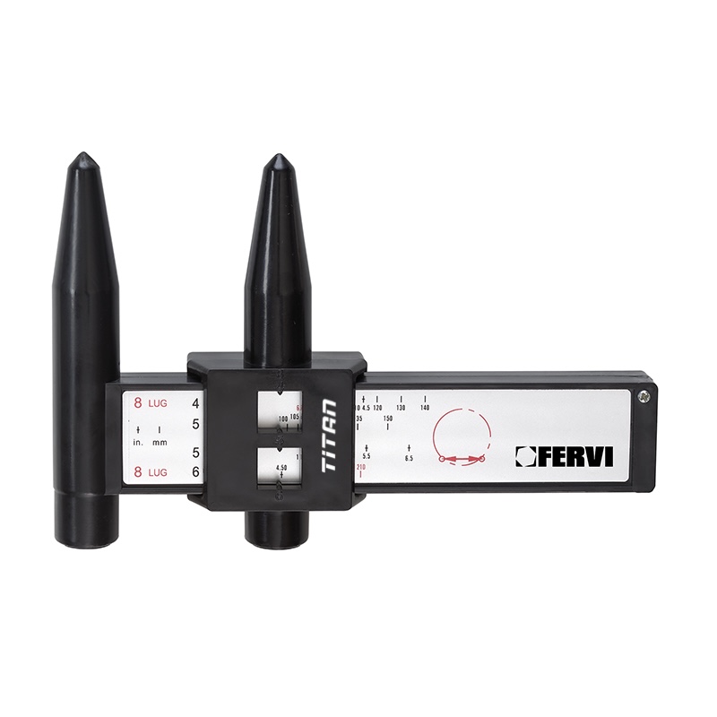 Thước kẹp đo tâm lỗ mâm xe hơi FERVI CF08, từ 100–210 mm