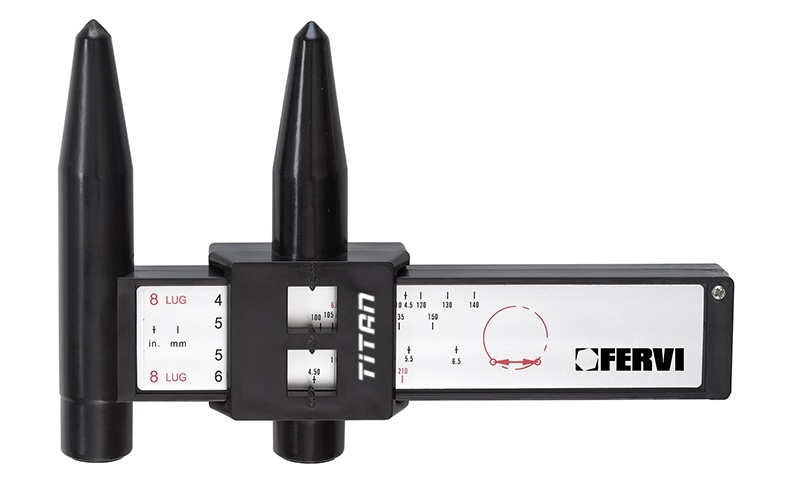 Thước kẹp đo tâm lỗ mâm xe hơi FERVI CF08