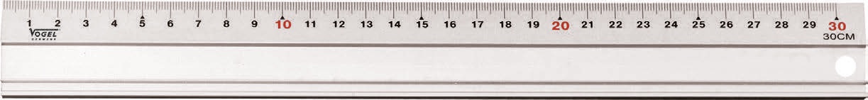 Thước thẳng vát mép bằng nhôm VOGEL Germany 1796300