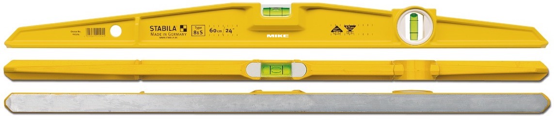 81 Series thước nivo khung nhôm đặc nguyên khối Stabila Germany.