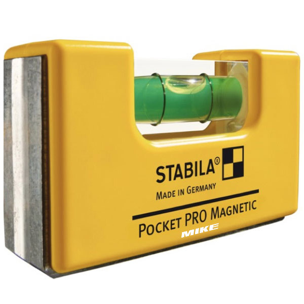 Thước thủy đường ống Stabila 17953, dài 7cm, đế chữ V có từ tính