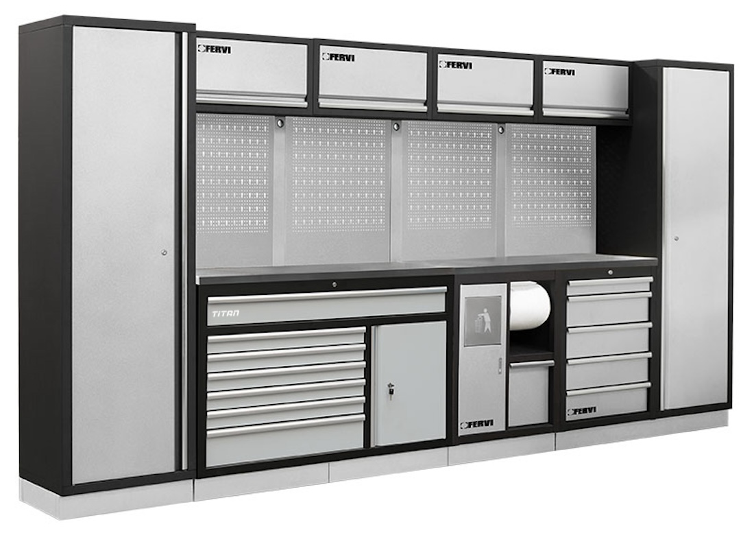 Tủ dụng cụ nội thất lắp ghép 5 modules chính FERVI A008V