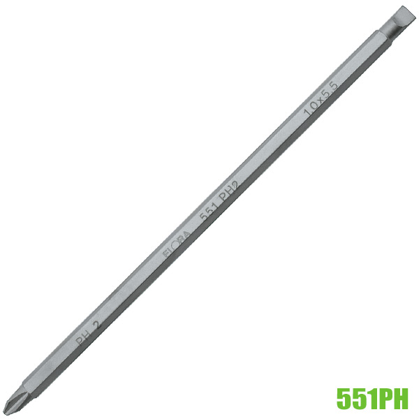 Tua vít 2 đầu dẹp và pake ELORA 551PH, dài 175mm