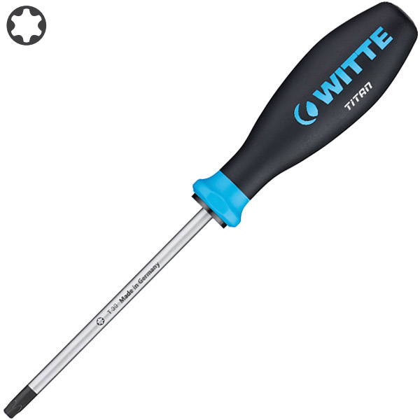 Tua vít đầu sao Torx, cán nhựa dòng Pro. WITTE 98900