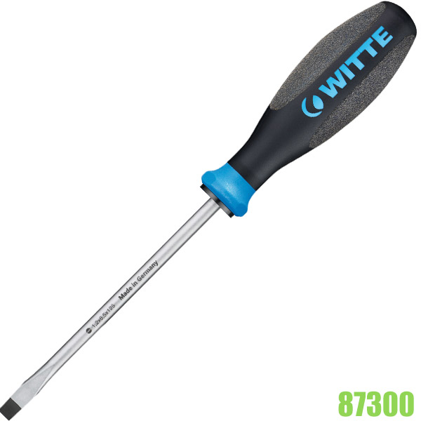 Tua vít dẹt 87300 cán sợi thủy tinh chuẩn DIN 5264 Pro WITTE