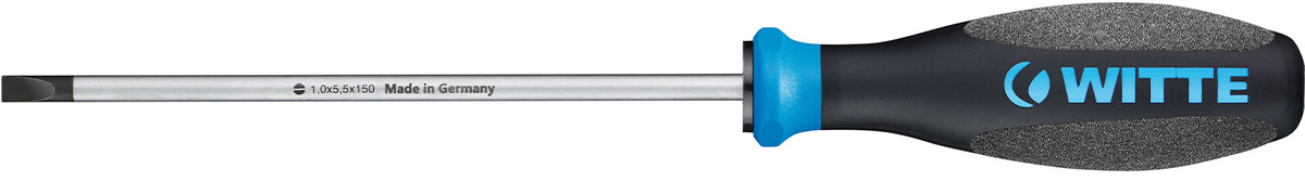 86890 Tua vít dẹt thân mảnh lưỡi dài, tua vít thợ điện ProPlus WITTE