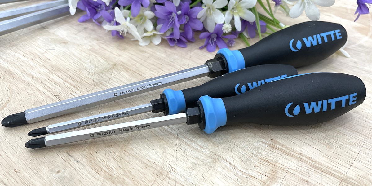 Tua vít đóng mũi bake thân gốc lục giác WITTE 83900 Pro Impact