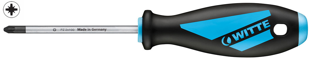 53040 Tua vít hoa thị PZ0-PZ4 thân tròn, chuẩn ISO 8764 Maxx Witte