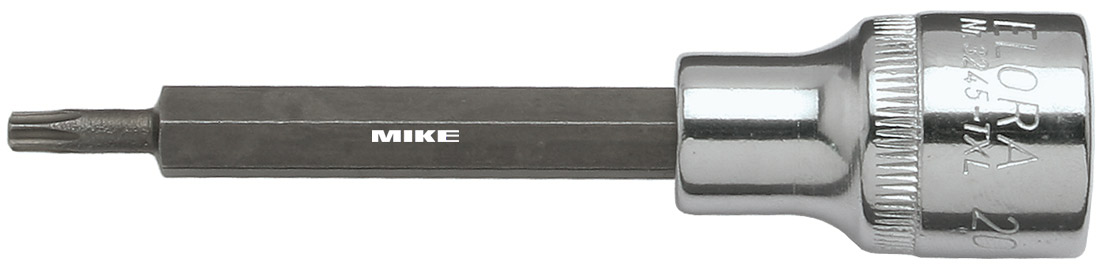 Tuýp đầu sao loại dài 3245-TXL, từ TXL20-TXL60, đầu vuông 1/2 inch. Elora Germany