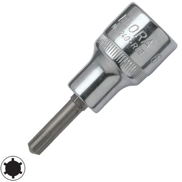 Đầu tuýp ELORA 3240-RIB, lỗ vuông 1/2 inch