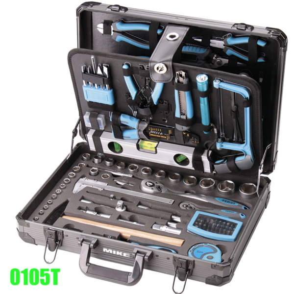 Vali dụng cụ kéo tay di động 0105T, 162 chi tiết, FERVI, Italia