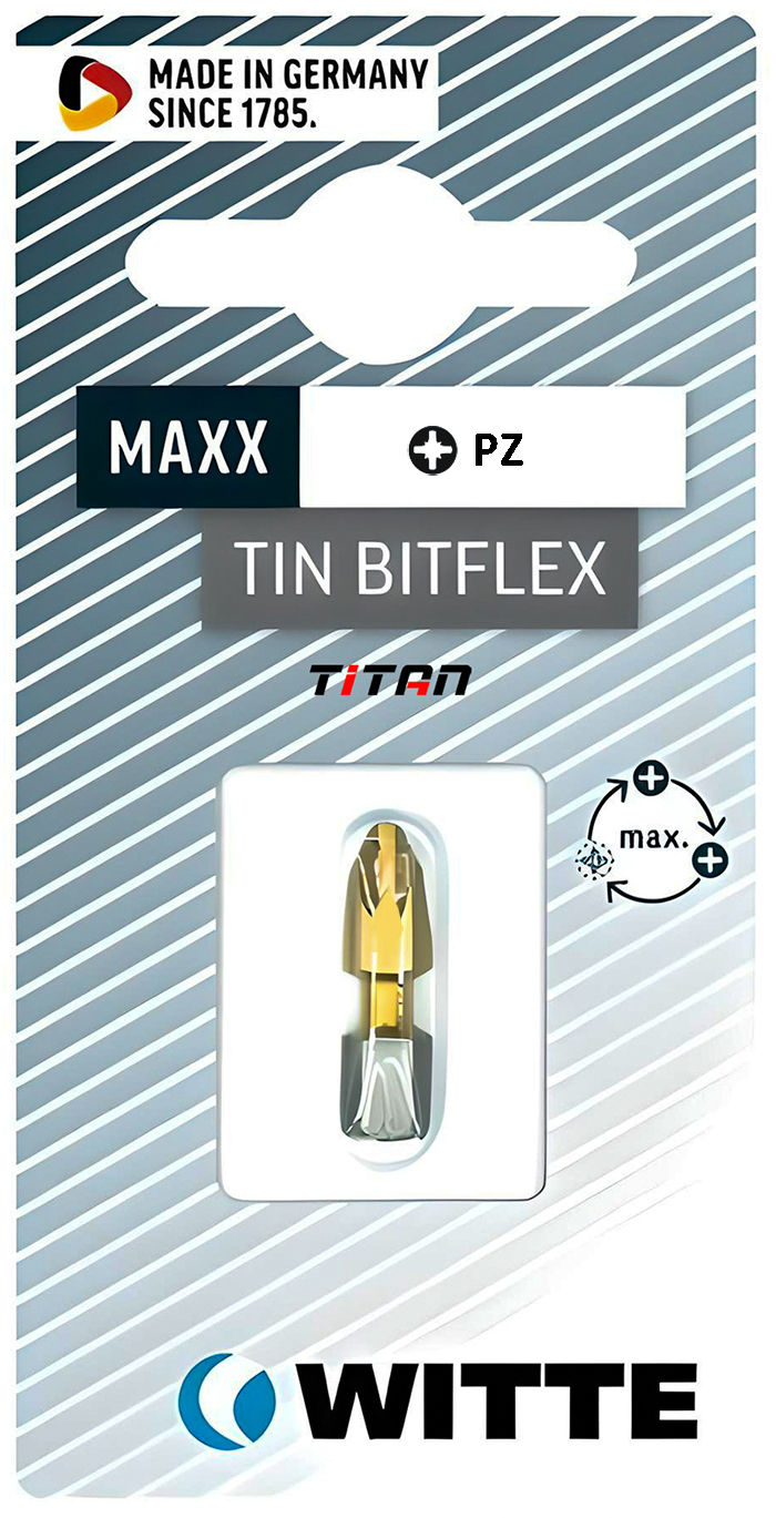 Vỉ 2 mũi vặn vit hoa thị WITTE 2682 - Germany