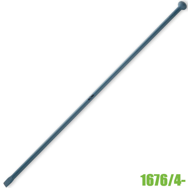 Xà beng đuôi bi tròn lưỡi dẹp thẳng ELORA 1676/4 bằng thép C45