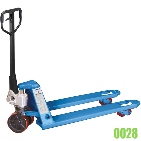 Xe nâng tay 0028, tải trọng 2500kg, 1150 x 540 mm FERVI Italia