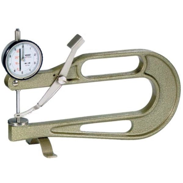Đồng hồ đo độ dày tấm 0 -10 mm, độ chính xác 0.01mm, đầu đo type M.