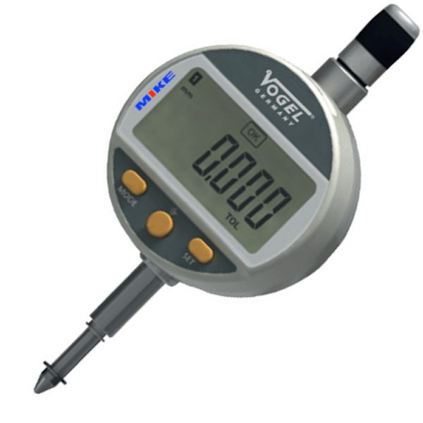 Đồng hồ so điện tử 25mm, ±0.001mm, chống nước IP51, Bluetooth. Vogel Germany.