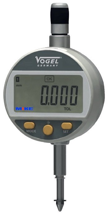 Đồng hồ so điện tử 100mm, ±0.001mm, chống nước IP51, Bluetooth. Vogel Germany.