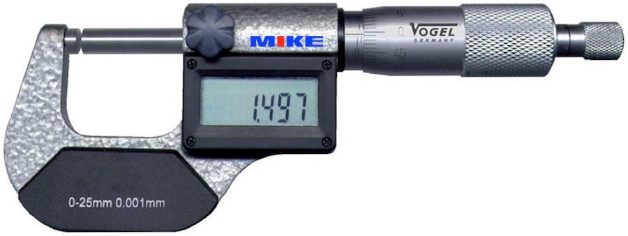 Panme ngoài điện tử 0-25mm ±0.001mm. Precision Digital Micrometer. Vogel Germany.