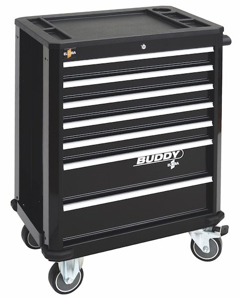 Tủ dụng cụ 7 ngăn BUDDY, màu đen, tủ không bao gồm dụng cụ 1210-LOT