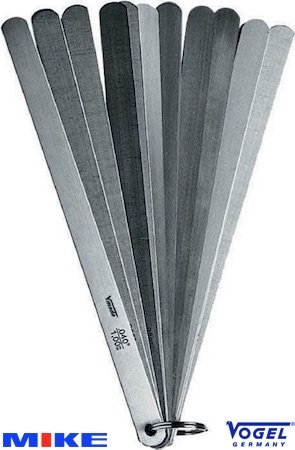 Piston Feeler Gauge Set 8pcs 1000mm, Thước căn lá piston 0.05-0.50mm. Spring Steel.