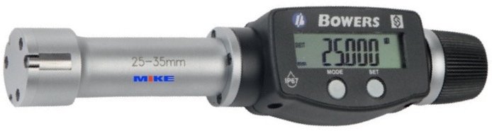 Panme điện tử đo lỗ có thang đo tương tự như không có kết nối Bluetooth