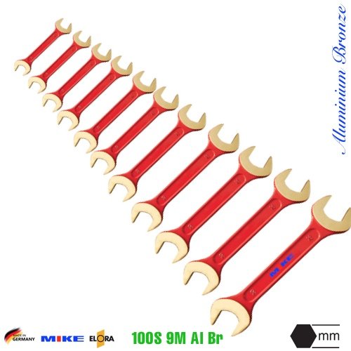 Non-sparking-tools-open-ended-spanner-elora-100S 9M Al Br