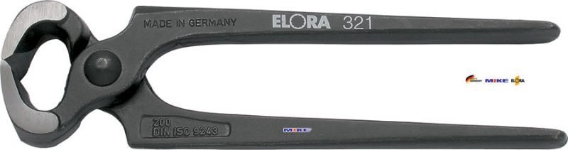 Kìm cắt, nhổ đinh 160mm ELORA 321-160, Carpenter's Pincer. Made in Germany.