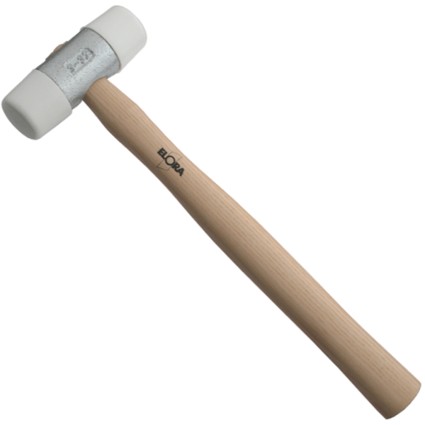 Búa nhựa 22mm plastic hammer, cán dài 250mm, ELORA 1661-22