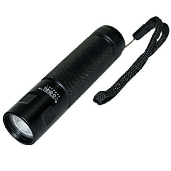 Đèn pin flashlight chống nước mưa, độ sáng 120 lumens, chiếu xa 120m.